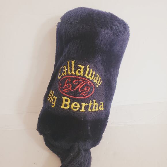 Callaway Big Bertha Blue Fuzzy Big Bertha Gold Club Cover S2H2 #4 - Picture 2 of 5